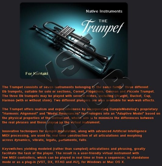 Sample modeling the trumpet keygen